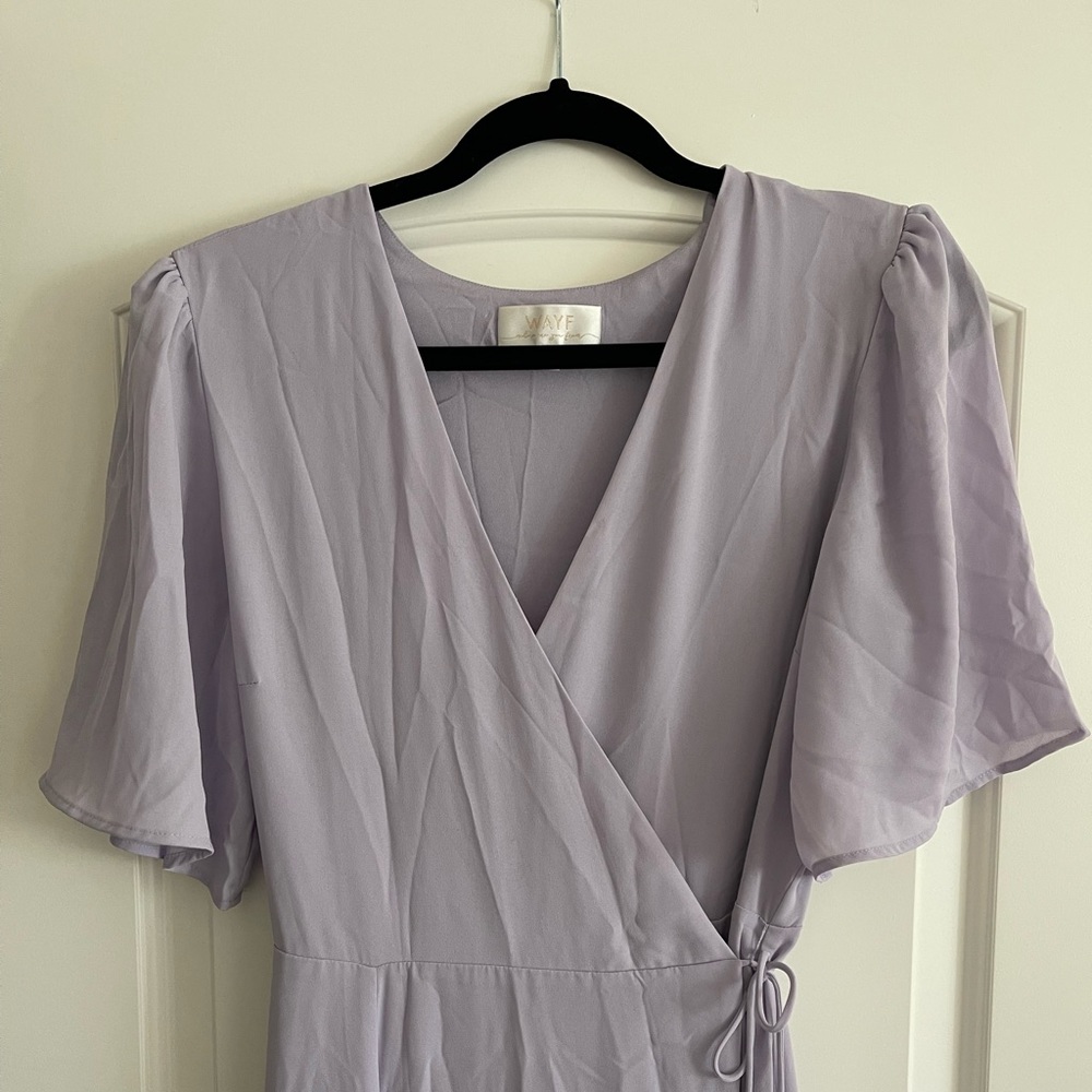 Wayf purple maxi dress - Picture 2 of 3